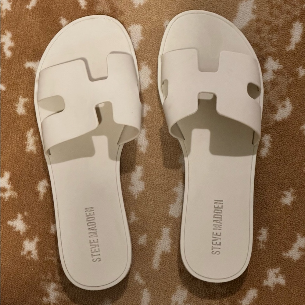 Steve Madden Hadyn Bone Slide Sandals